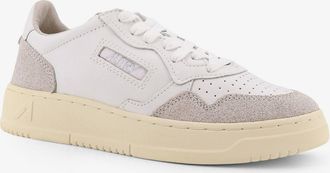 Autry Womens Low Leather Sneakers With Rounded Toe White Trainers