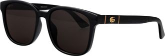 Gucci Mens Sunglasses Black-Grey Black-Black-Grey Injected Black/black/grey