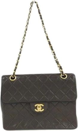 Chanel Borsa a spalla Pre-owned in pelle di agnello - - Pre-owned - Donna - Marrone - ONE SIZE