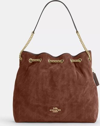 Coach Evelyn Large Shoulder Bag With Quilting