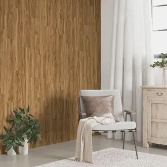 vidaXL Paneles De Pared Con Aspecto De Madera Pvc Marr&oacute;n 4,12 M&sup2; Vidaxl