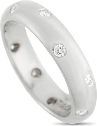 Tiffany & Co. Pre-Owned Tiffany Co. Platinum Diamond Band Ring 5163