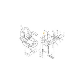 STIGA Sports Placa Asiento Original Stiga - 118830836/0