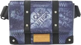 Louis Vuitton Pre-owned Vintage Heuptas - Heren - Vintage Heuptassen - Blauw - ONE Size - Vintage