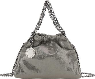 Stella McCartney falabella Metallic Crossbody Bag With Chain-link Shoulder Strap And Logo Charm On The Front In Ecoleather Woman