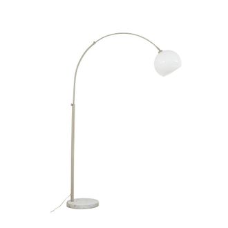 Lindby L&aacute;mpara de pie de metal blanco