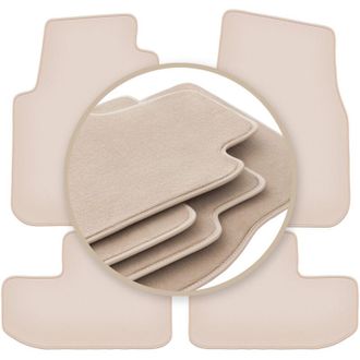 OEM Alfombrillas Premium Beige Para: Dodge Challenger Iii Coup&eacute; 2008