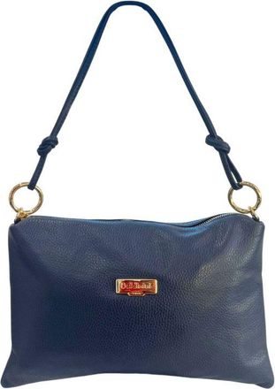 Baldinini Blue Cowhide Clutch Womens Bag