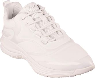Skechers Womens Hot Melt Embossed Neoprene Low Top Trainers in White - Size UK 5.5