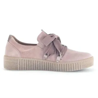 Gabor Womens Suede Slip-On Sneaker In Rosewood