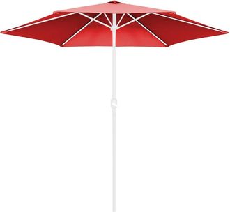 Oviala Lona para sombrilla de 3m rojo