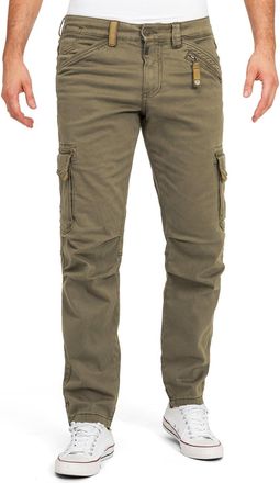 Timezone Herren Cargo Jeans Regular ROGERTZ - Blaue Cargohose Regular Fit