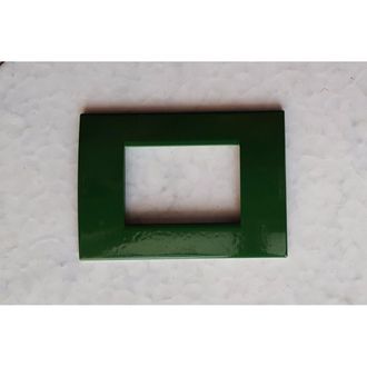Trade Shop Trade Shop - Placca Placche Placchete Compatibili Living Light In Abs 3 4 7 Posti Colorate - Verde Oscuro