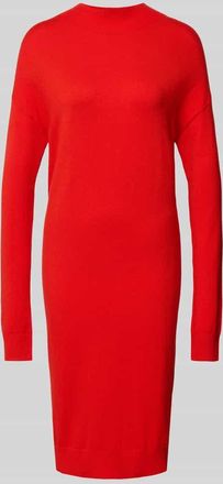 Christian Berg Knielanges Kleid mit Rundhalsausschnitt in Hellrot, Größe XXL
