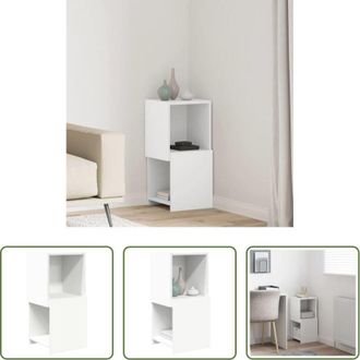 vidaXL vidaXL Mobili Salvaspazio - Mobile angolare 30,5x30x65cm Legno multistrato