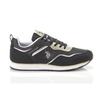 U.S.Polo Association U.S. Polo Assn., Sneakers, female, Black, Size: 5 US Black Slip-On Trendy Sneakers