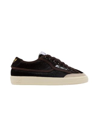 Autry Pony Hair Leather Low-Top Sneakers