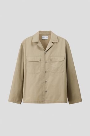 H&M Freizeithemd aus Baumwolle in Loose Fit - Green