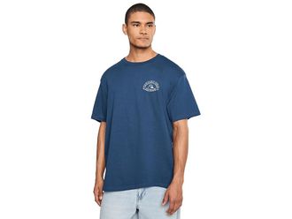 Quiksilver Bubble Arch Screen T-Shirts Mens T Shirt Dark Denim : 2XL, Cotton