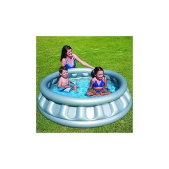 Trade Shop Trade Shop - Piscina Gonfiabile A Forma Di Astronave Spaceship Esterno Fuori Terra 147x41cm