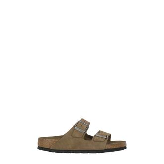 Birkenstock Sliders, female, Brown, Size: 11 US Arizona SFB Narrow Fit