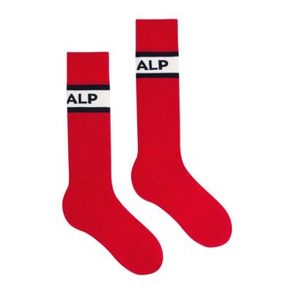 Fusalp Piste PRO Sokken - unisex - Ondergoed - Rood - S - Wol - Ondergoed