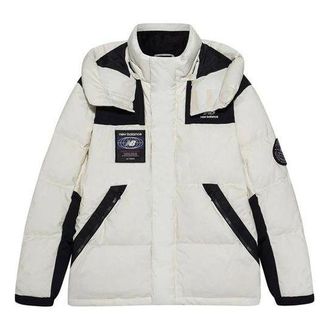 New Balance Winter Padded Down Jacket White Black NPA43131-CRE