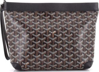Goyard ine Conti Pouch Coated Canvas