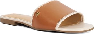 Dune London Womens Ladies Laras - Slip On Sandals - Tan Leather - Size UK 8