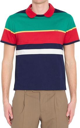Versace Multicolor Striped T-Shirt