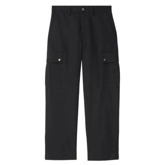 Burberry Cotton-Blend Cargo Trousers, Size X-Small