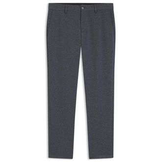 BOSS Slim-fit pants in micro-patterned fabric