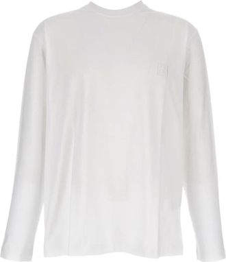Wooyoungmi T-shirt a maniche lunghe con applicazione - Bianco