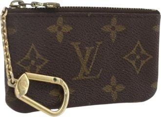 Louis Vuitton Pre-owned Accessories, female, Brown, Size: ONE SIZE Pre-owned Canvas Wallet