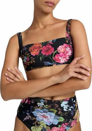 Johnny Was Ruched Tank Bikini Top In Baccara