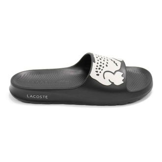 Lacoste Mens Croco 2.0 Slide Sandals In Black