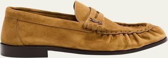 Saint Laurent Le Suede YSL Penny Loafers