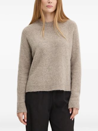 BOSS round-neck sweater - women - Fabric - S - Neutrals