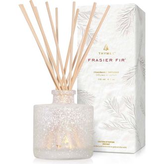 Thymes Frasier Fir Flocked Diffuser in Silver at Nordstrom