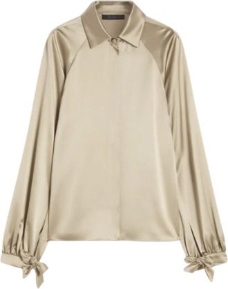Max Mara Mujer, Blusas y Camisas, Beige, Talla: S