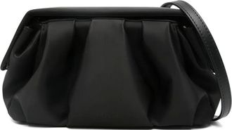 Themoirè Clutch Geo con design arricciato - Nero