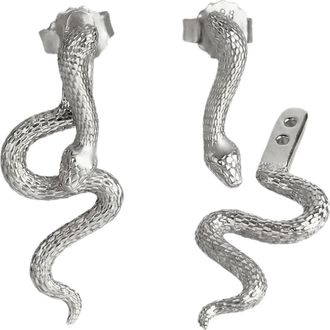 Awe Inspired Mystic Serpent Stud Earrings in Sterling Silver at Nordstrom