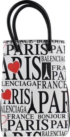 Balenciaga Shopping North South Handtas Wit