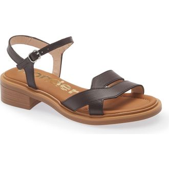 Wonders Ankle Strap Slide Sandal in Tokat Testa at Nordstrom, Size 9.5-10Us