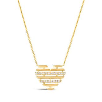 Le Vian Ladies Hearts Necklace set in 14k Honey Gold