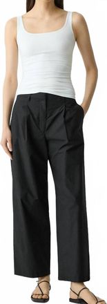 Theory Cropped Utility Pants In Black