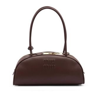 Miu Miu Dames, Tassen, Bruin, Maat: ONE Size Leer