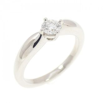 Bulgari Silver Platinum 950 Anniversary Ring (Pre-Owned)