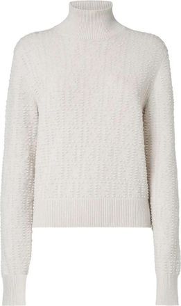 Fendi Womens Grey Wool Cashmere Sweater Remove - Ivory - Size EU 38 (Womens)