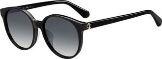 Kate Spade New York Eliza Zonnebril - Dames - Zonnebrillen - Zwart - 55 MM - Accessoires